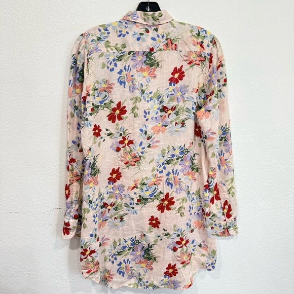 Polo Ralph Lauren Floral Long-Sleeve Button-Down Shirt Scatter Summer Floral 6 - Picture 2 of 5